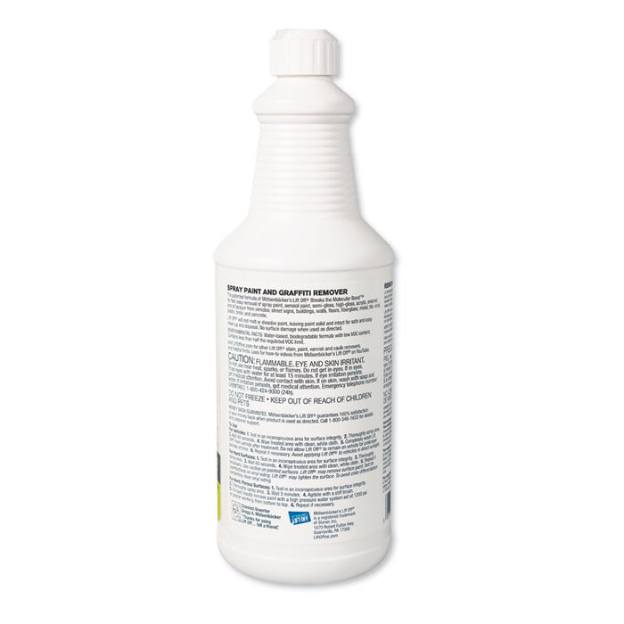 4 Spray Paint Graffiti Remover, 32oz, Bottle, 6/Carton