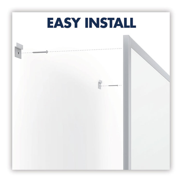 Classic Series Nano-Clean Dry Erase Board, 24" x 18", White Surface, Satin Aluminum Frame