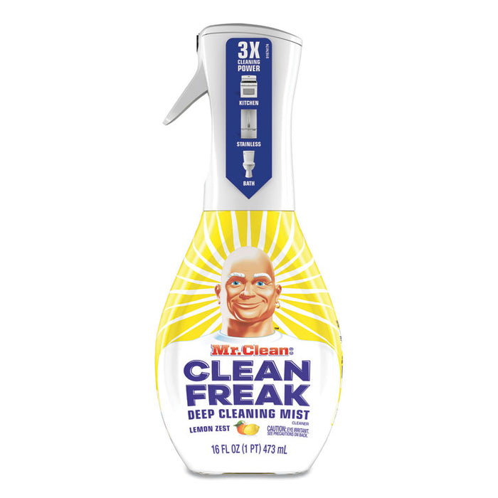 Clean Freak Deep Cleaning Mist Multi-Surface Spray, Lemon Scent, 16 oz Spray Bottle