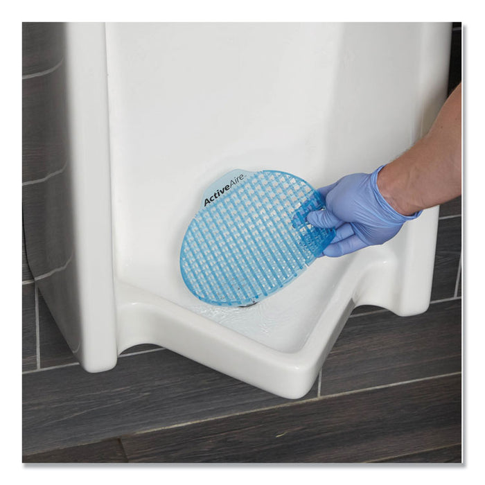 ActiveAire Deodorizer Urinal Screen with Side Tab, Sunscape Mango Scent, Orange, 12/Carton