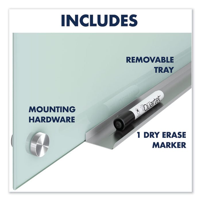 Infinity Glass Marker Board, 96" x 48", Frost Surface