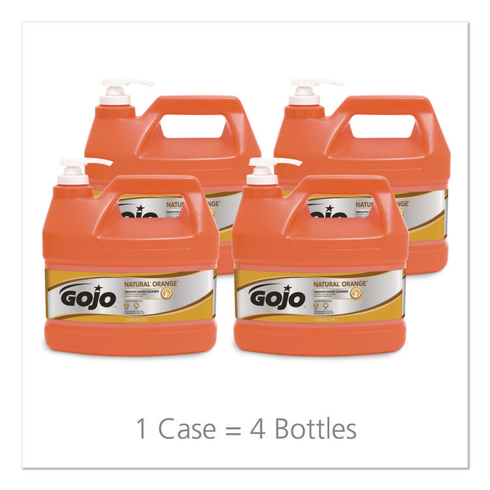 NATURAL ORANGE Smooth Hand Cleaner, Citrus Scent, 1 gal, 4/Carton