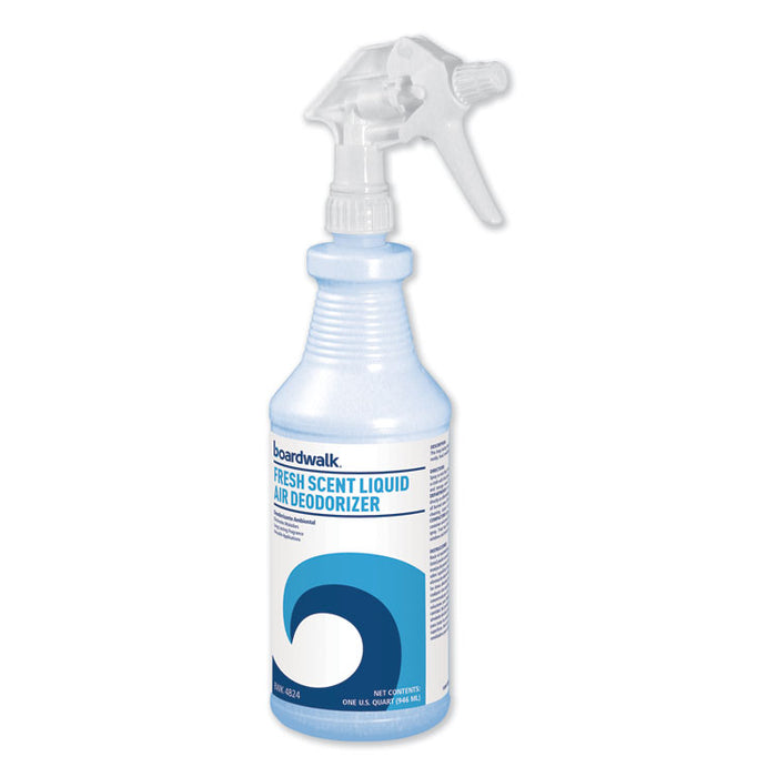 Fresh Scent RTU Liquid Air Deodorizer, 32 oz Spray Bottle, 12/Carton