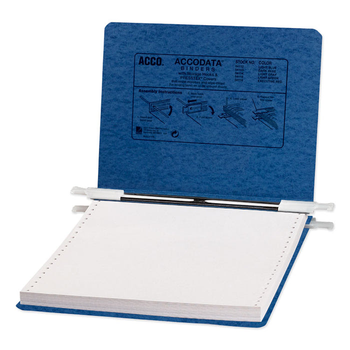PRESSTEX Covers with Storage Hooks, 2 Posts, 6" Capacity, 9.5 x 11, Dark Blue