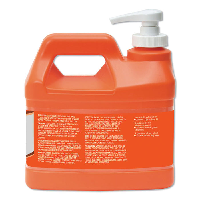 NATURAL ORANGE Pumice Hand Cleaner, Citrus Scent, 0.5 gal
