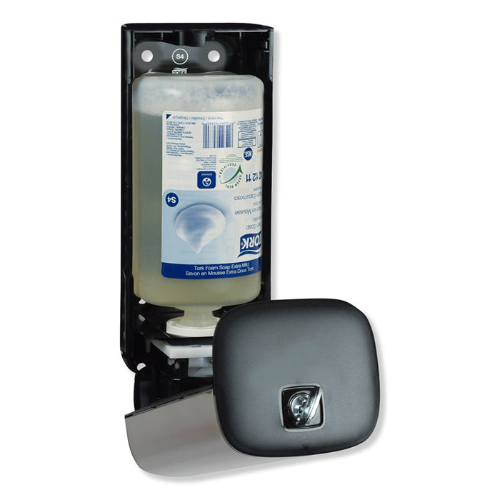 Foam Skincare Manual Dispenser, 1 L Bottle; 33 oz Bottle, 4.25 x 4.25 x 11.38, Stainless Steel