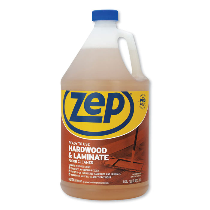 Hardwood and Laminate Cleaner, Fresh Scent, 1 gal Bottle