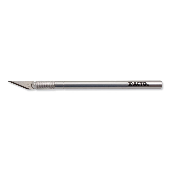 No. 1 Z-Series Precision Utility Knife with Replaceable Steel Blade, Safety Cap, Silver