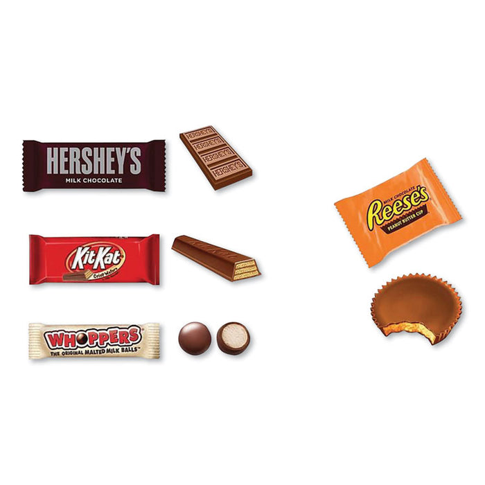 Party Pack Miniatures Milk Chocolate Variety, Assorted, 33.38 oz Bag