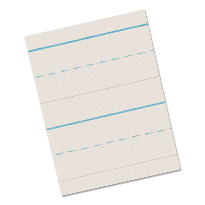 Multi-Program Handwriting Paper, 30 lb Bond Weight, 5/8" Long Rule, Two-Sided, 8.5 x 11, 500 Sheets/Ream