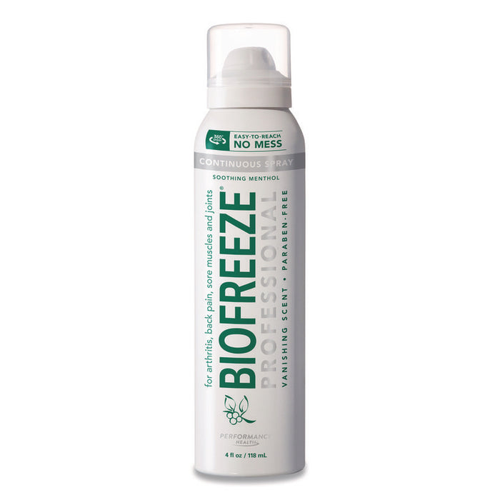 Professional Colorless Topical Analgesic Pain Reliever Spray, 4 oz Spray Bottle