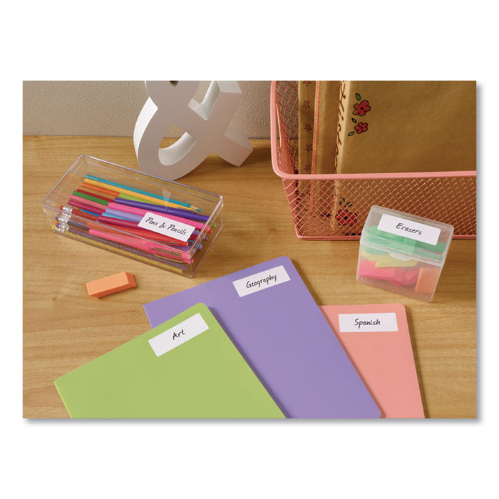 Easy Peel White Address Labels w/Sure Feed Technology, Laser Printers, 1 x 2.63, White, 30/Sheet, 100 Sheets/Box