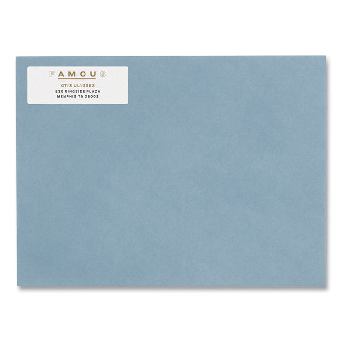 Easy Peel White Address Labels w/ Sure Feed Technology, Laser Printers, 0.66 x 1.75, White, 60/Sheet, 25 Sheets/Pack