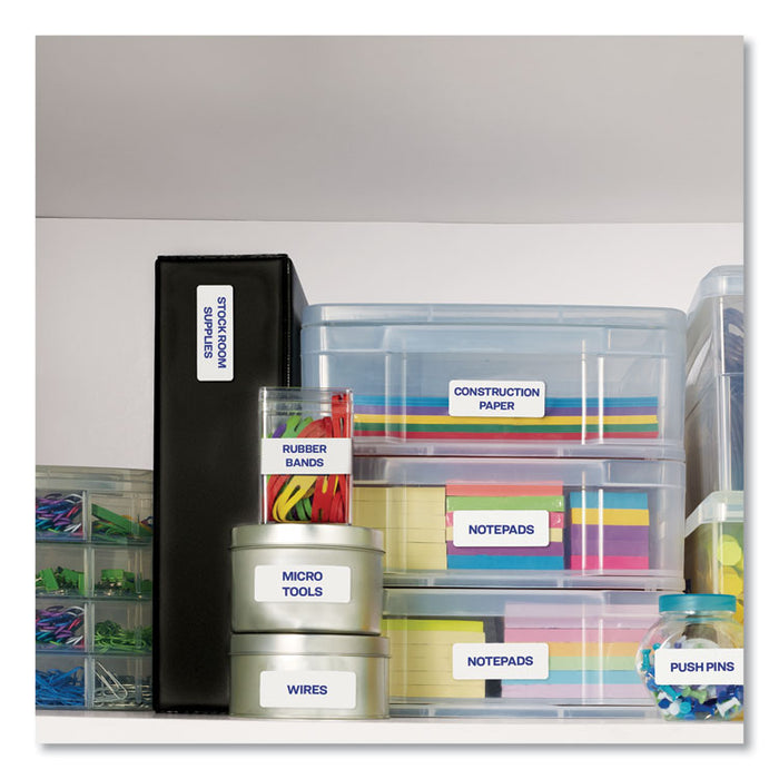 Easy Peel White Address Labels w/Sure Feed Technology, Laser Printers, 1 x 2.63, White, 30/Sheet, 100 Sheets/Box