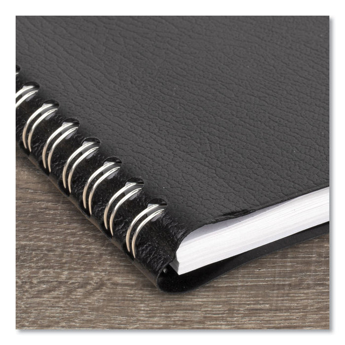 DayMinder Block Format Weekly Appointment Book, 8.5 x 5.5, Black Cover, 12-Month (Jan to Dec): 2026