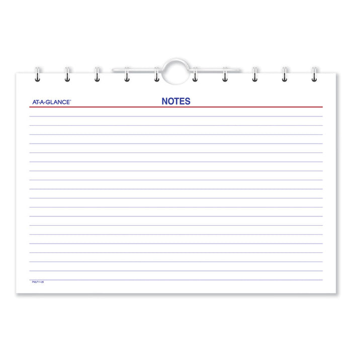 Move-A-Page Three-Month Wall Calendar, 12 x 27, White/Red/Blue Sheets, 15-Month: Dec 2025 to Feb 2027