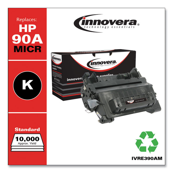 Remanufactured Black MICR Toner, Replacement for 90AM (CE390AM), 10,000 Page-Yield