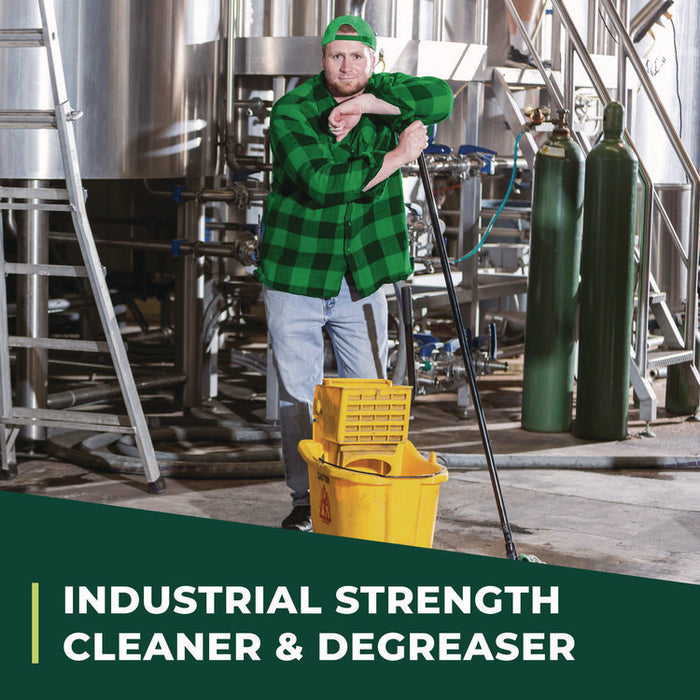Industrial Cleaner and Degreaser, Concentrated, 1 Gallon Bottle, 6/Carton
