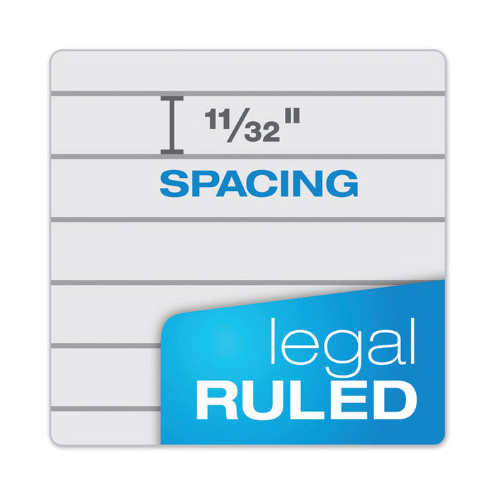 Prism + Colored Writing Pads, Wide/Legal Rule, (50) Pastel Gray 8.5 x 11 Sheets, 12/Pack