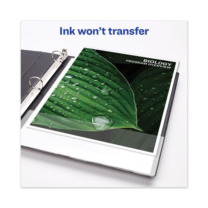 Framed View Heavy-Duty Binders, 3 Rings, 0.5" Capacity, 11 x 8.5, White