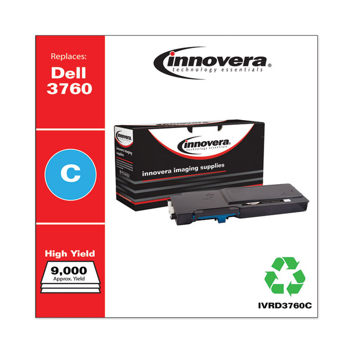 Remanufactured Cyan Toner, Replacement for 331-8432, 9,000 Page-Yield