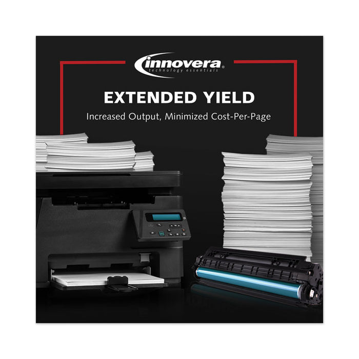 Remanufactured Black High-Yield Toner, Replacement for 202X (CF500X), 3,200 Page-Yield