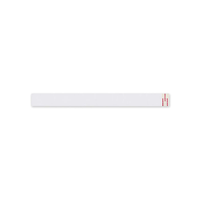 Peel and Seal Tamper Evident Food Container Bands, 1.5 x 24, White, Paper, 2,500/Carton