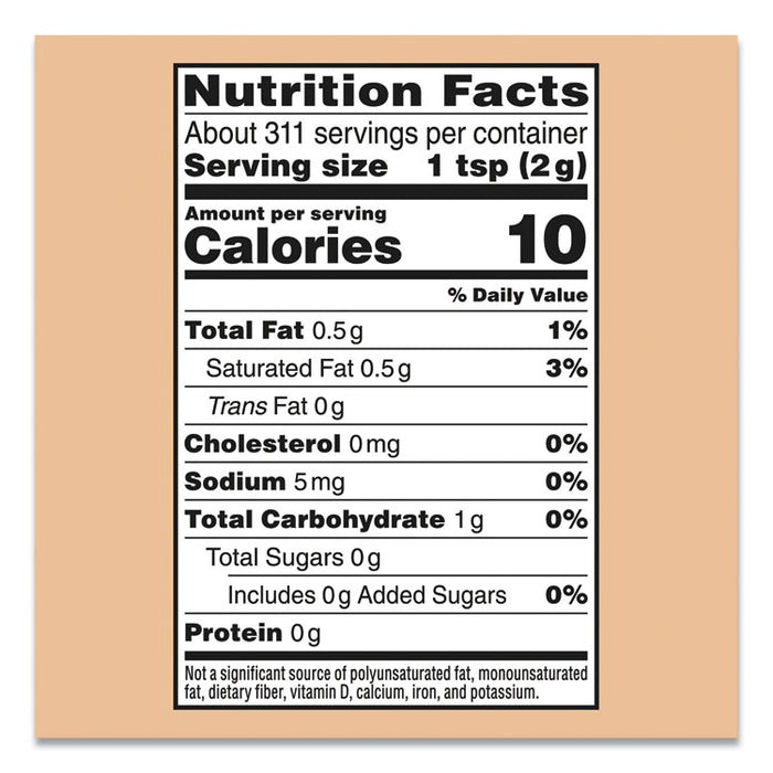Non-Dairy Powdered Creamer, Original, 22 oz Canister, 12/Carton