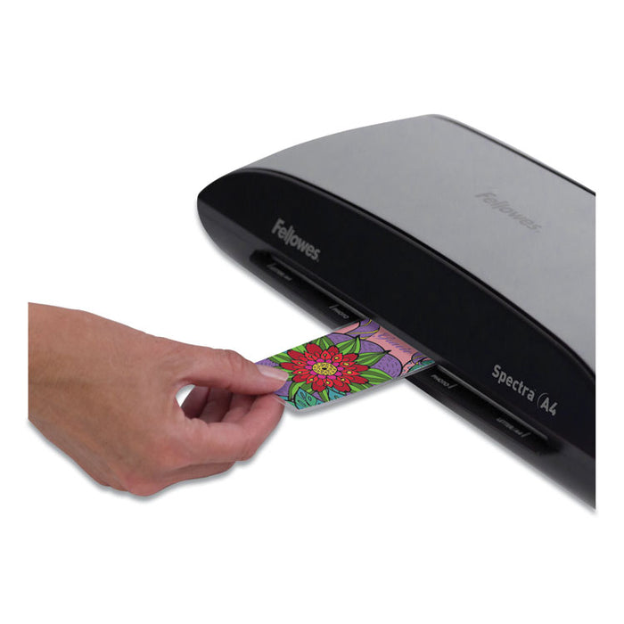 Laminating Pouches, 5 mil, 3.75" x 2.25", Gloss Clear, 100/Pack
