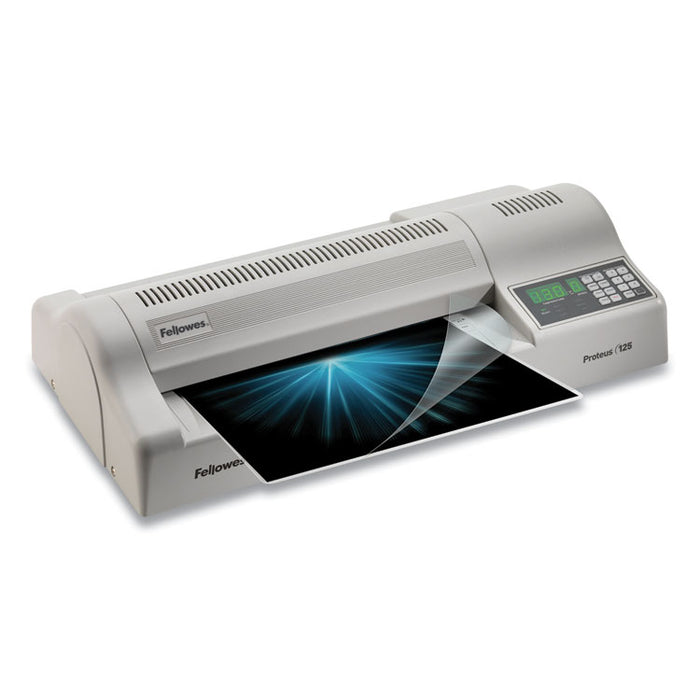 Proteus 125 Laminator, Six Rollers, 12" Max Document Width, 10 mil Max Document Thickness