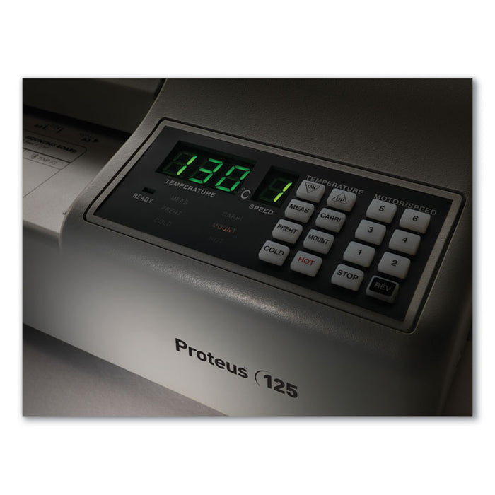 Proteus 125 Laminator, Six Rollers, 12" Max Document Width, 10 mil Max Document Thickness