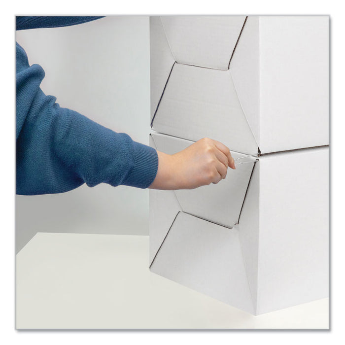 STOR/DRAWER STEEL PLUS Extra Space-Savings Storage Drawers, Letter-Size Files, 14" x 25.5" x 11.5", White/Blue, 6/Carton