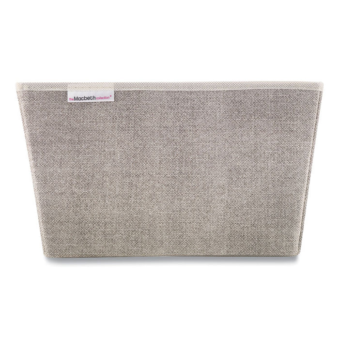 Storage Tote, Medium, 7.5" x 10.8" x 13", Tan