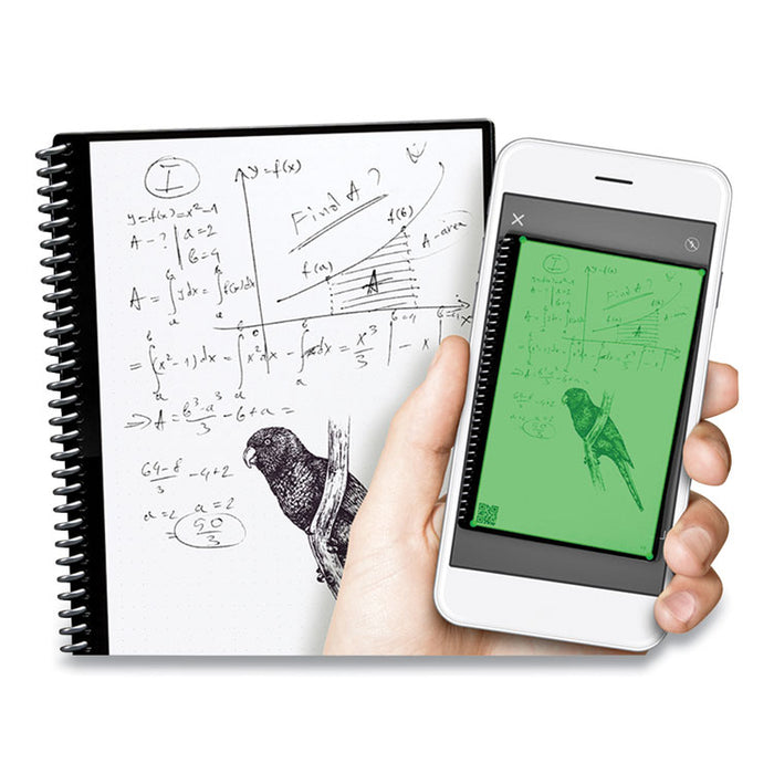 Core Smart Notebook, Dotted Rule (4 sq/in), Neptune Teal Cover, (16) 11 x 8.5 Sheets
