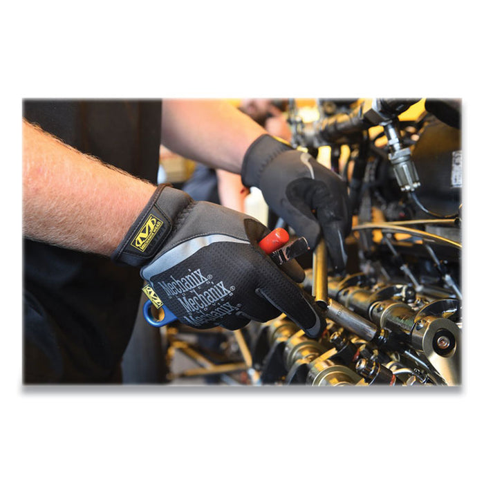 FastFit Work Gloves, X-Large, Black, Pair