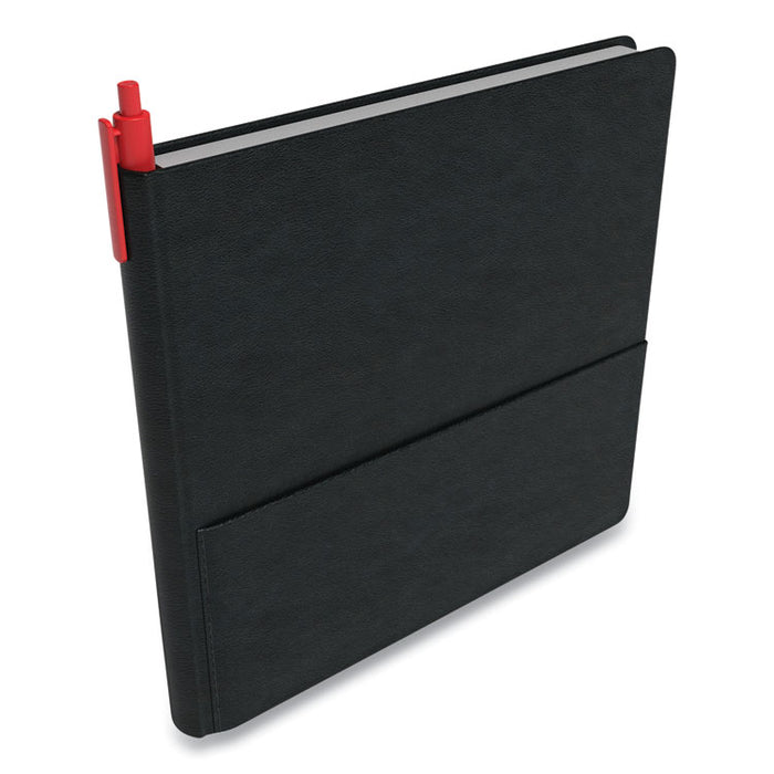 Explore Journal, 1-Subject, Dotted Rule, Black Cover, (192) 8 x 8 Sheets