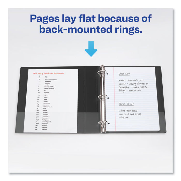Durable Non-View Binder with DuraHinge and Slant Rings, 3 Rings, 1.5" Capacity, 11 x 8.5, Green