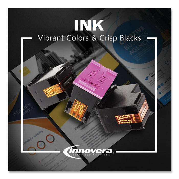 Remanufactured Yellow High-Yield Ink, Replacement for 952XL (L0S67AN), 1,600 Page-Yield