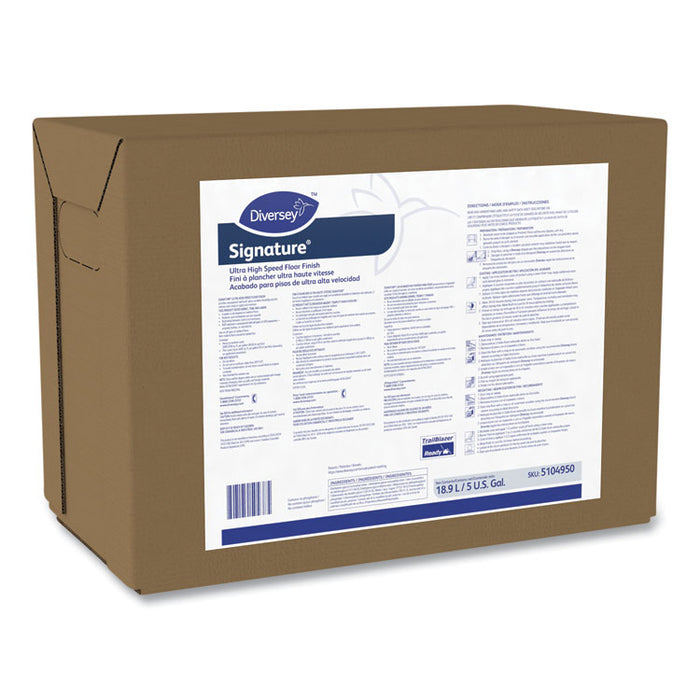 Signature UHS Floor Finish, Liquid, 5 gal Envirobox