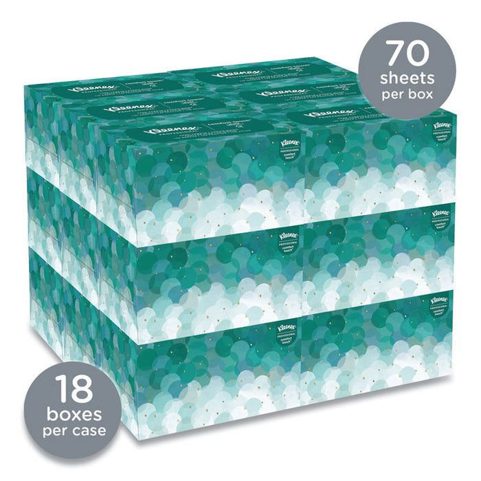 Ultra Soft Hand Towels, POP-UP Box, 1-Ply, 8.9 x 10, White, 70/Box, 18 Boxes/Carton