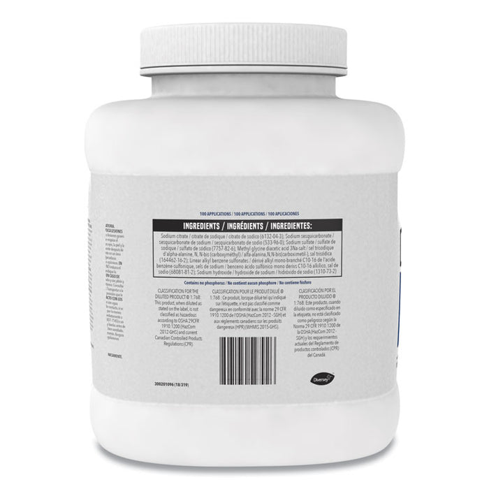 Beer Clean Glass Cleaner, Powder, 4 lb Bucket, 2/Carton
