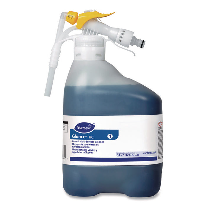 Glance HC Glass and Multi-Surface Cleaner, 5 L RTD Bottle
