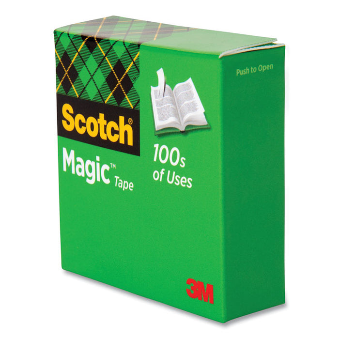 Magic Tape Refill, 3" Core, 0.75" x 72 yds, Clear