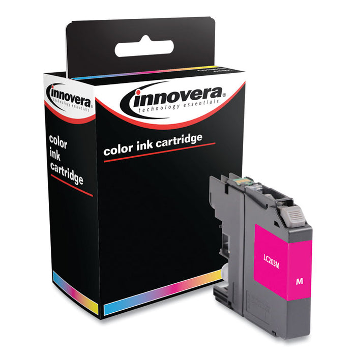 Remanufactured Magenta High-Yield Ink, Replacement for LC203M, 550 Page-Yield