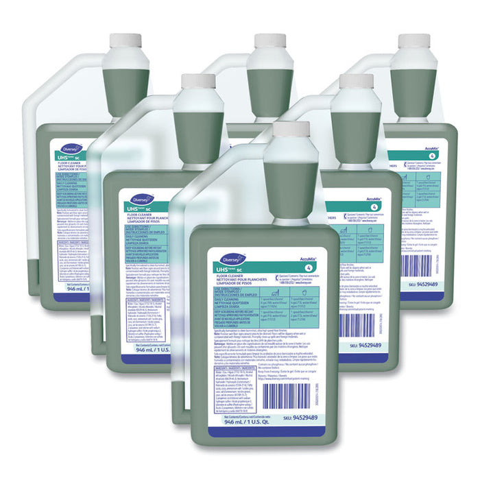 UHS Floor Cleaner, Unscented, 1 qt, Bottle 6/Carton
