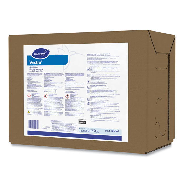 Vectra Floor Finish, Liquid, 5 gal Envirobox