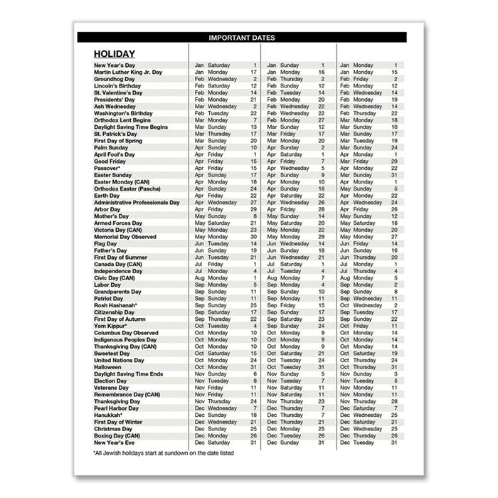 Executive Series Four-Person Group Practice Daily Appointment Book, 11 x 8.5, Black Hard Cover, 12-Month (Jan to Dec): 2026