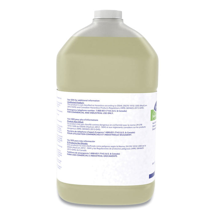 Suma Light D1.2 Hand Dishwashing Detergent, Citrus Scent, 1 gal Container, 4/Carton