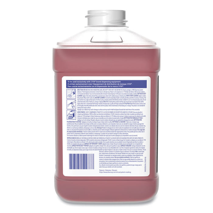 Stride Neutral Cleaner, Floral Scent, 84.5 oz Bottle, 2/Carton