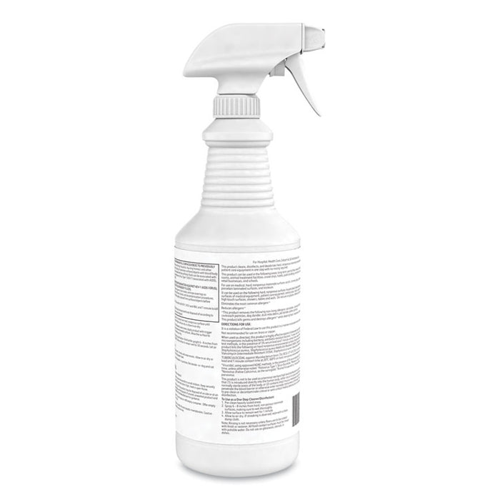 Oxivir 1 RTU Disinfectant Cleaner, 32 oz Spray Bottle, 12/Carton